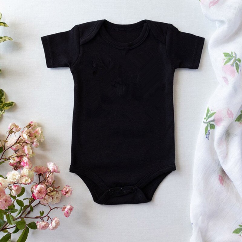 Plain black bodysuit