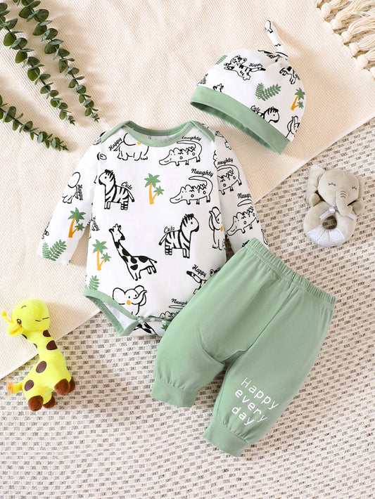 Very cute 3-piece baby boy clothing set
