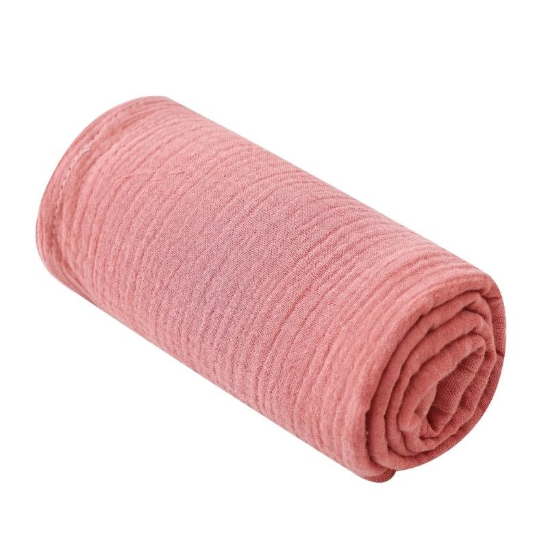 Rolled-up pink towel