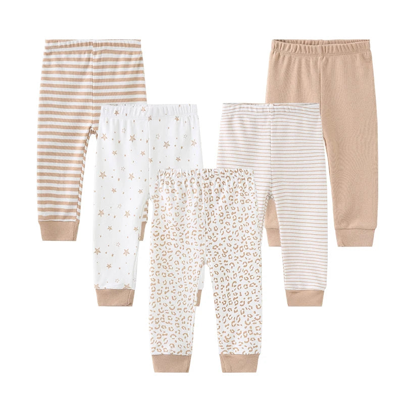 Cute creamy beige colored baby girl leggings