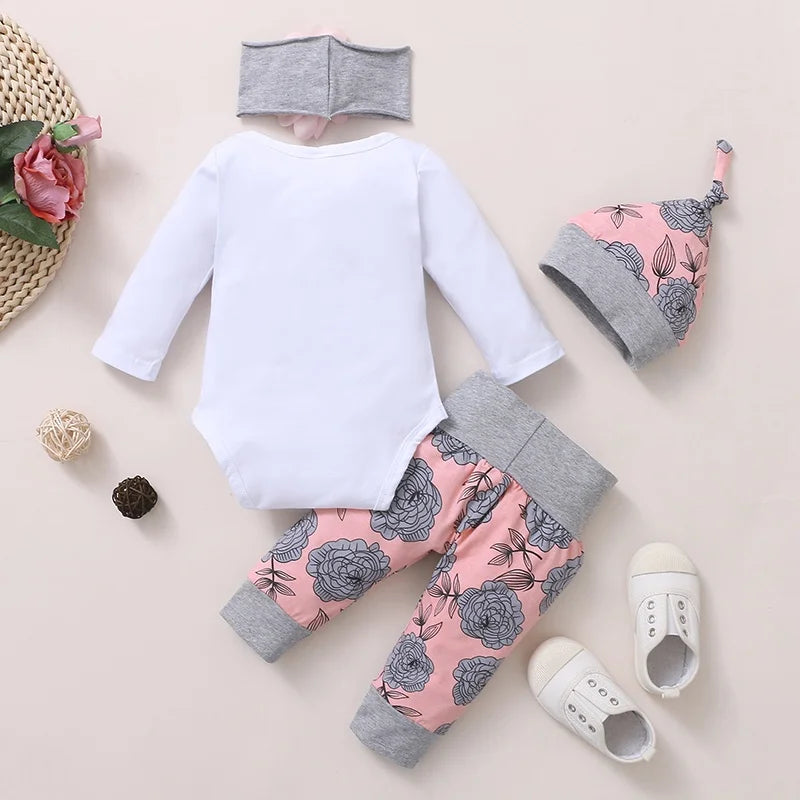 4 piece baby girl outfit