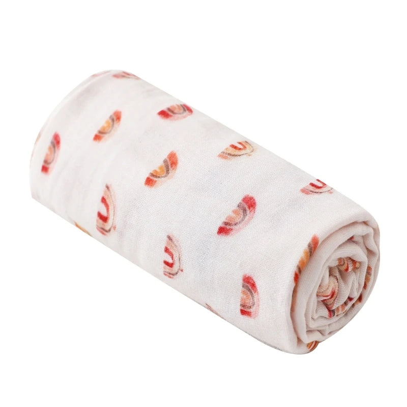 Rolled-up fabric with a pattern
