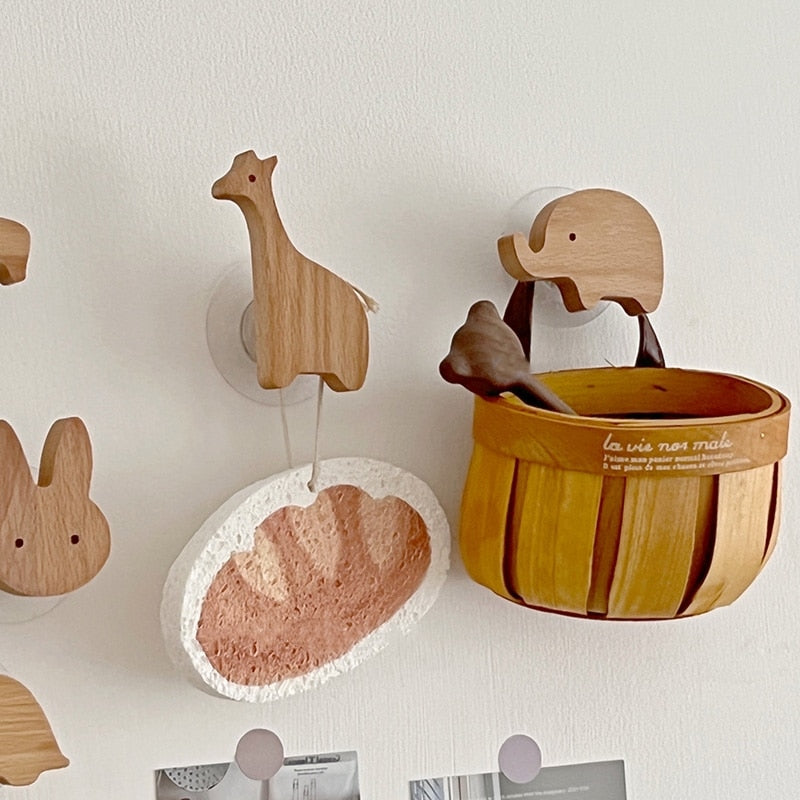 Lovely beech wood hooks
