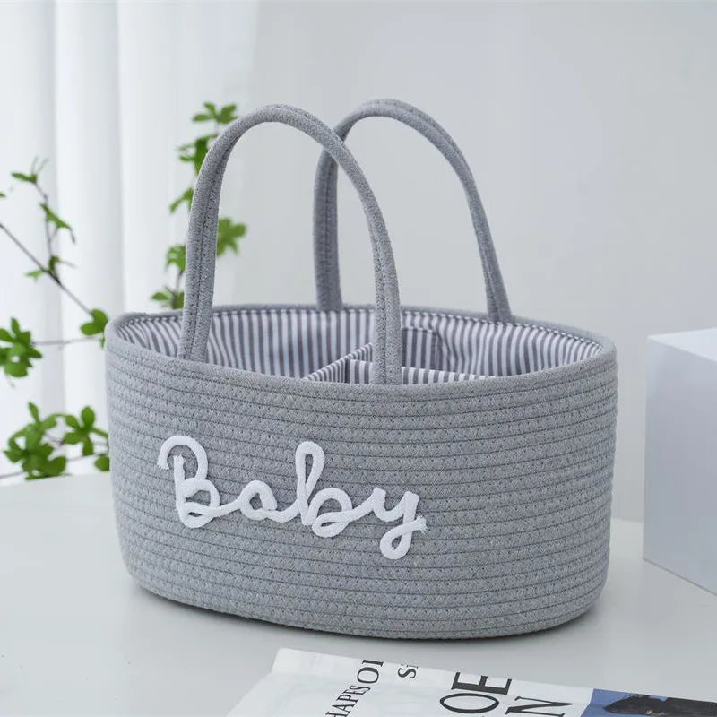 Lovely soft grey colored basket