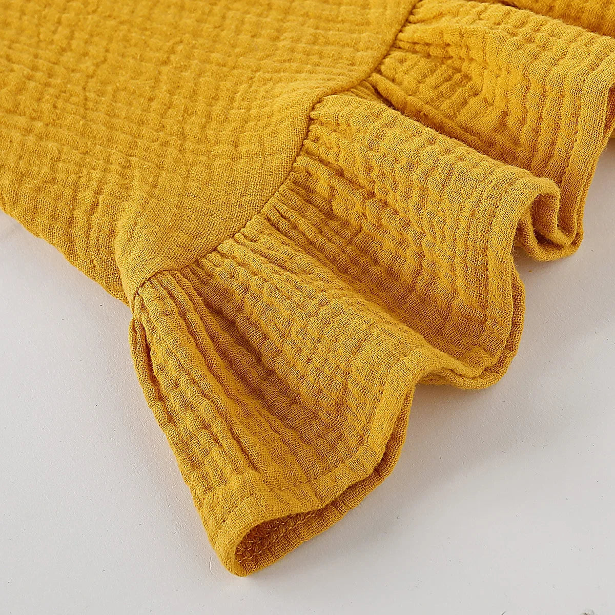 Lovely mustard colored summer dress