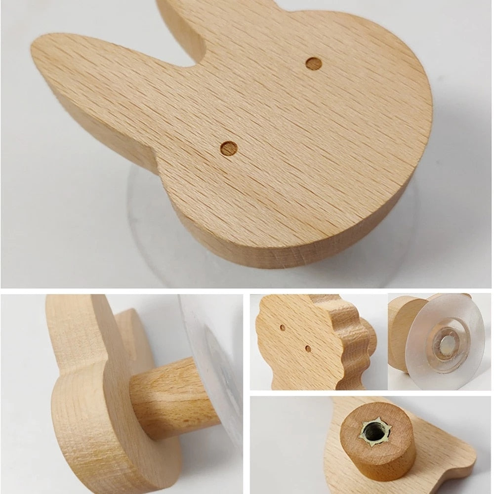 Beautiful beech wood hooks