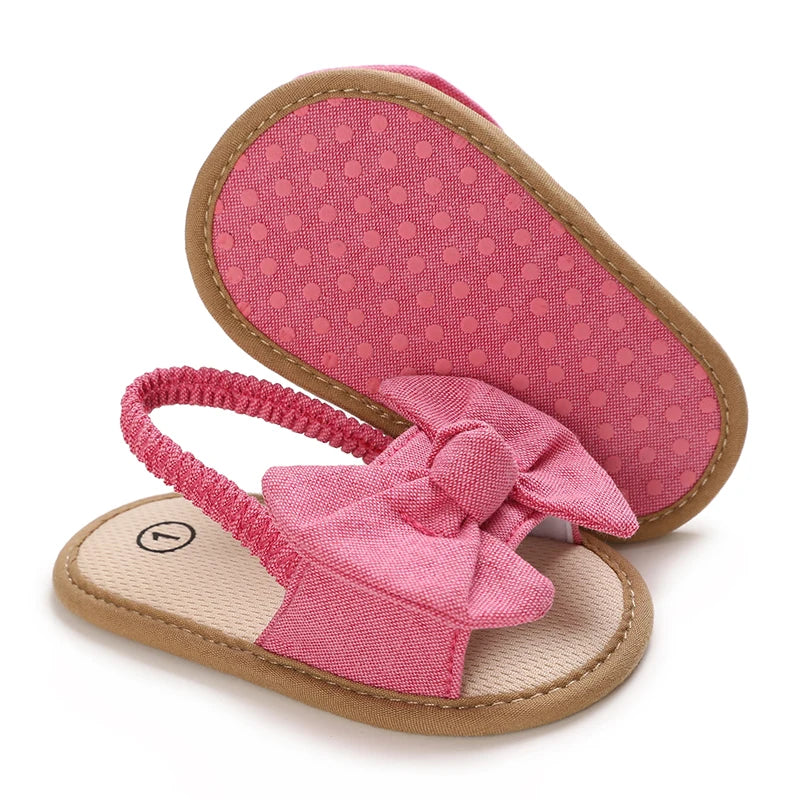 Pretty Pink baby girl summer sandals