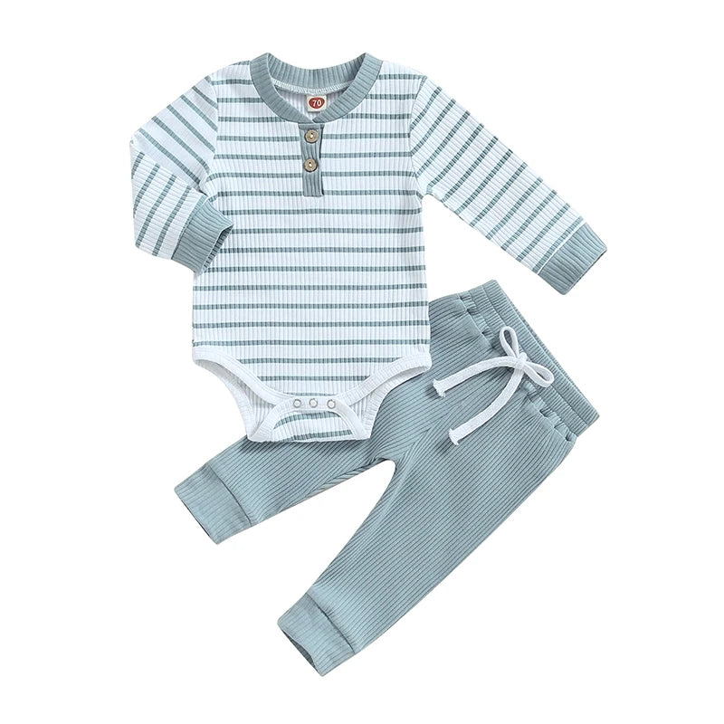 Lovely 2 piece grey pants and romper suit