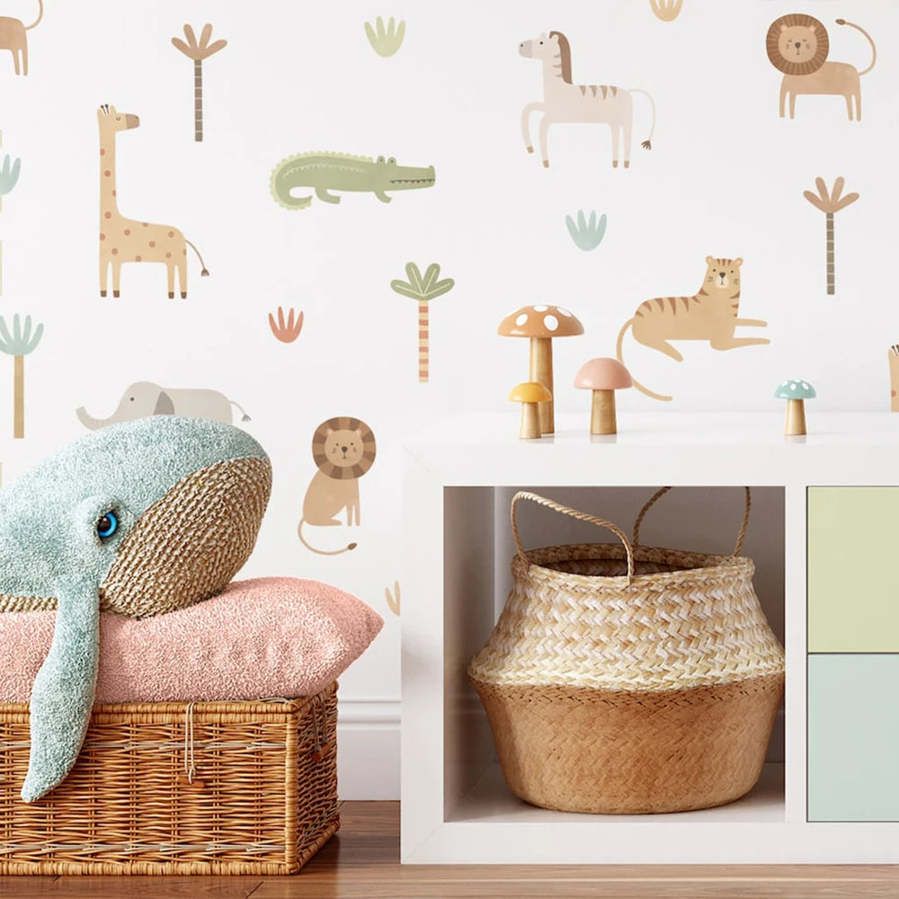 Great animal wall stickers for childrens bedrooms