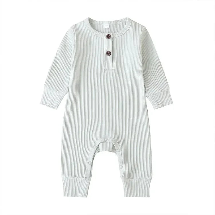 Pure white baby romper suit