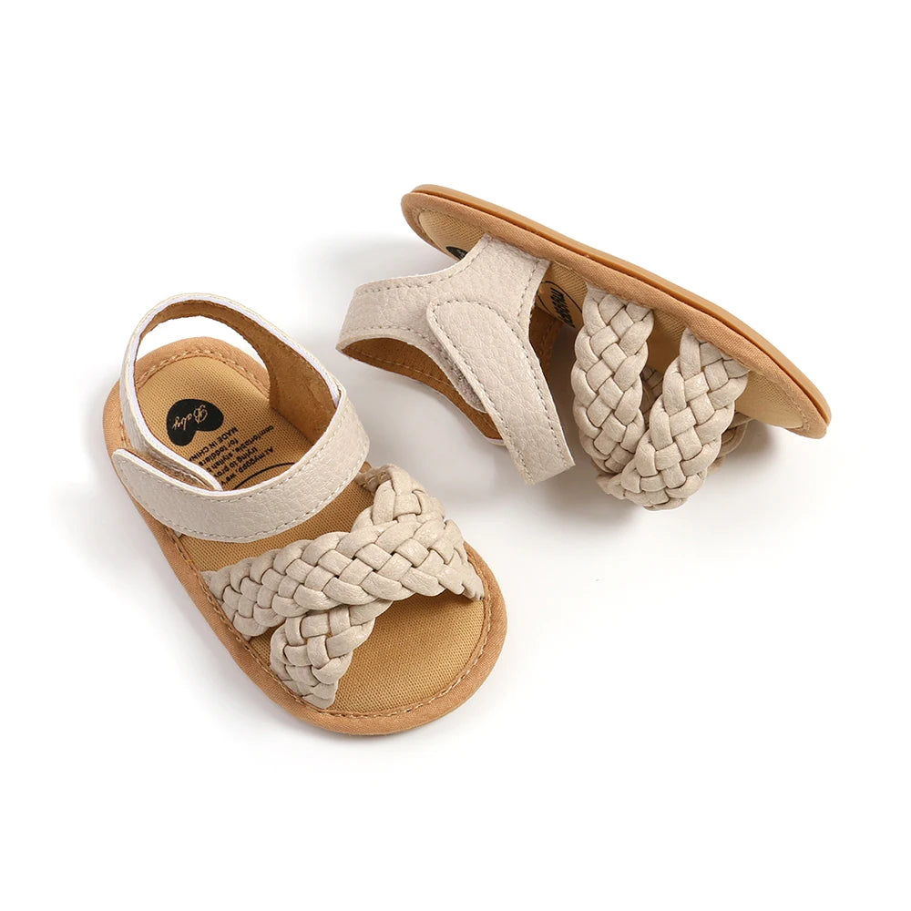 Lovely beige colored lightweight summer sandals