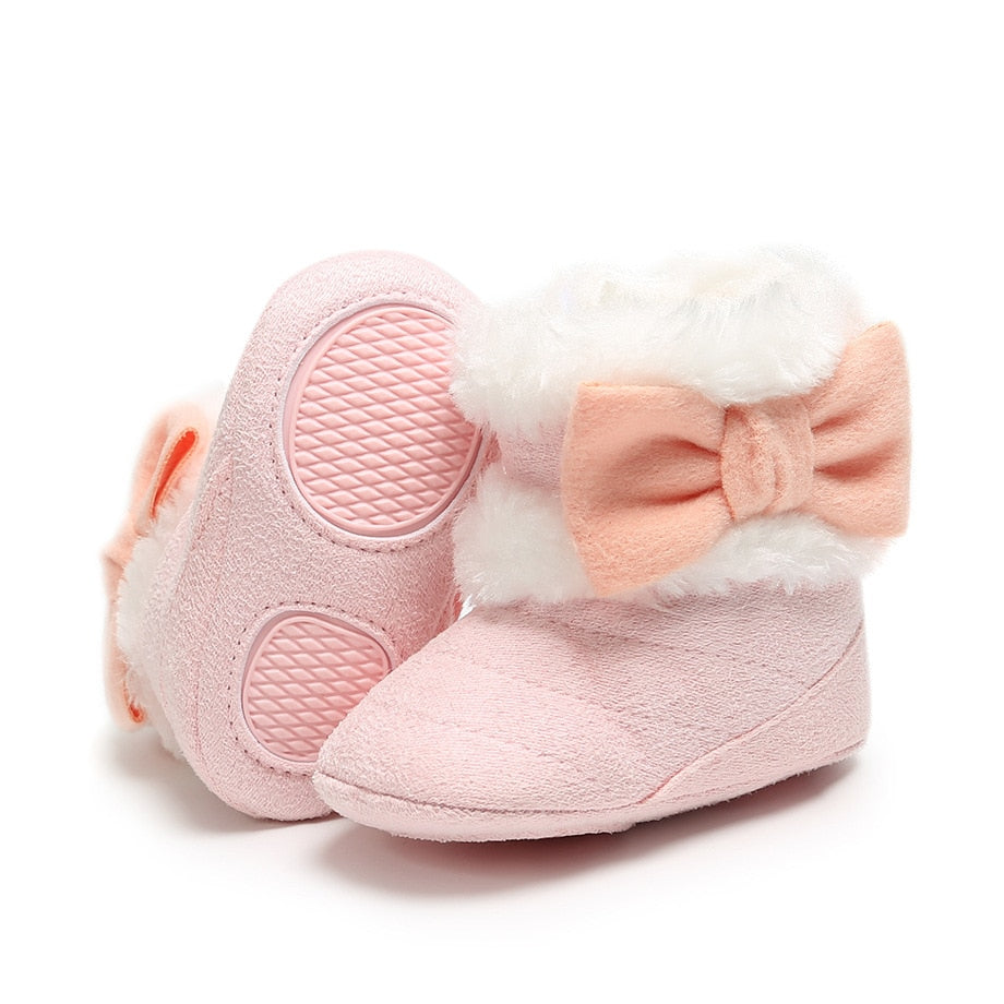 Baby Girls Anti-Slip Winter Snow Boots