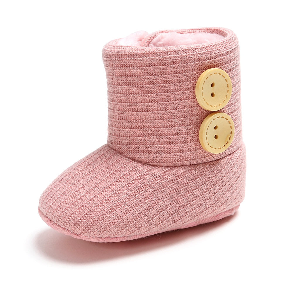 Baby Girls Anti-Slip Winter Snow Boots