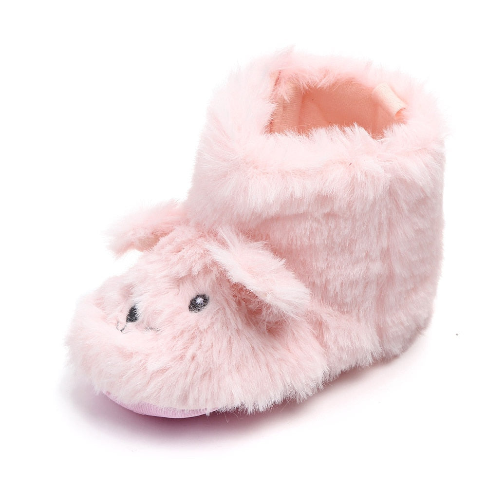 Baby Girls Anti-Slip Winter Snow Boots