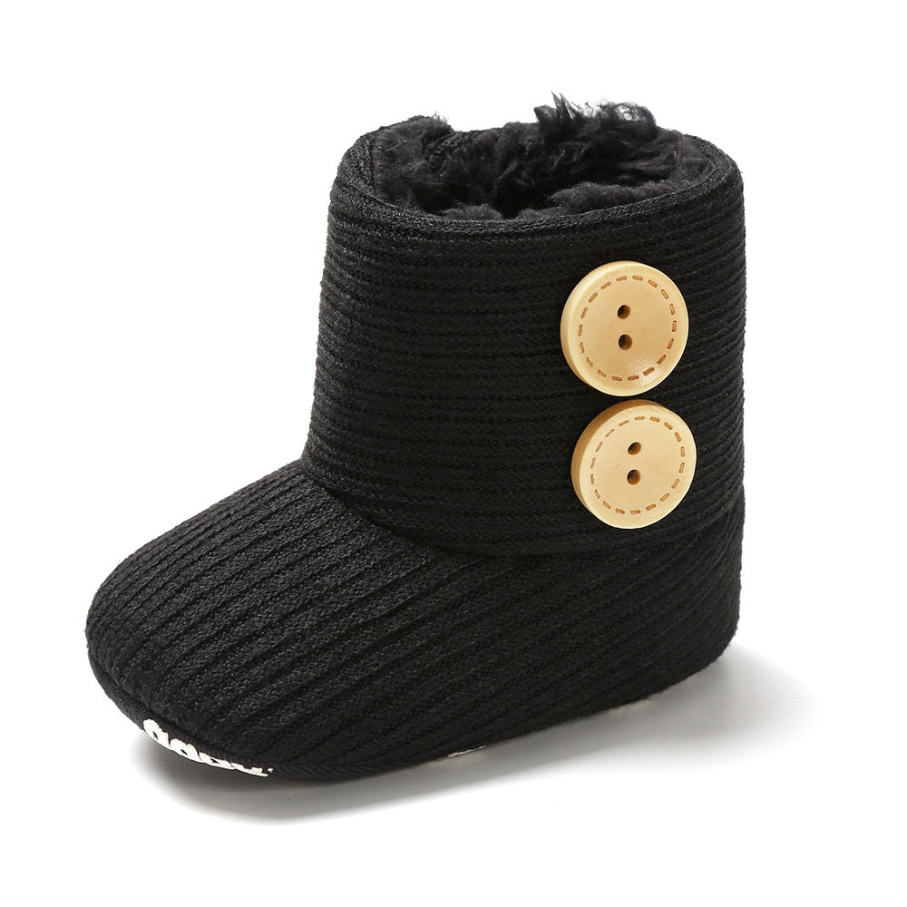 Baby Girls Anti-Slip Winter Snow Boots