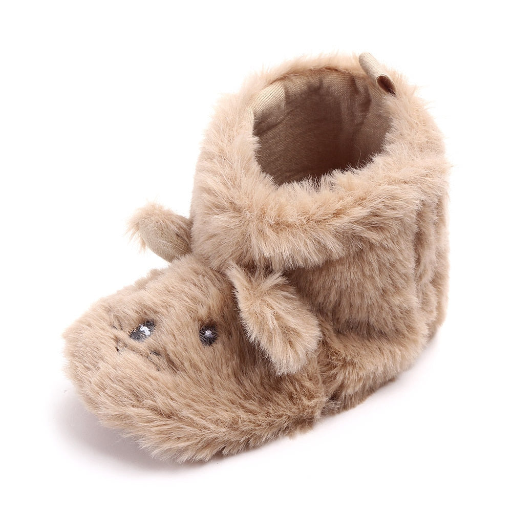 Baby Girls Anti-Slip Winter Snow Boots