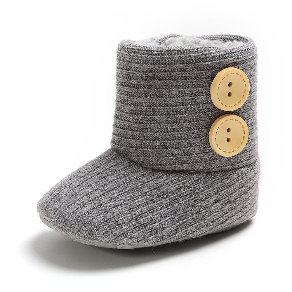 Baby Girls Anti-Slip Winter Snow Boots