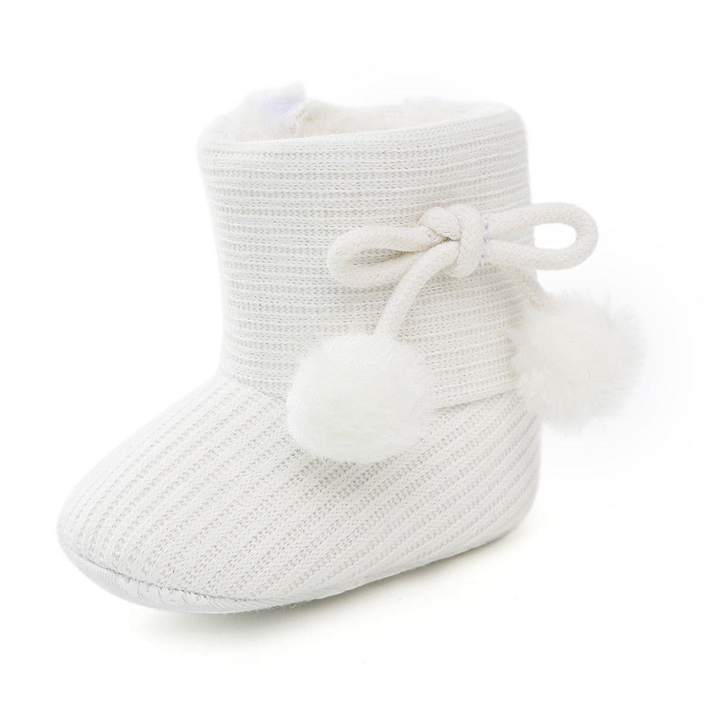 Baby Girls Anti-Slip Winter Snow Boots