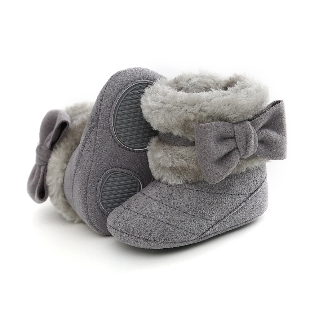 Baby Girls Anti-Slip Winter Snow Boots