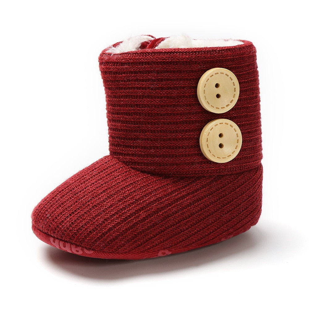 Baby Girls Anti-Slip Winter Snow Boots