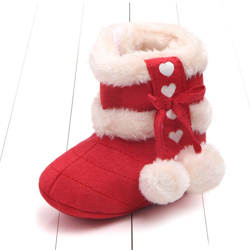 Baby Girls Anti-Slip Winter Snow Boots