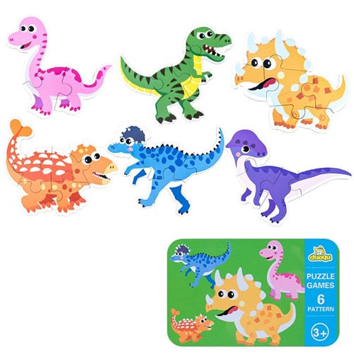 3D Wooden Animal Puzzles