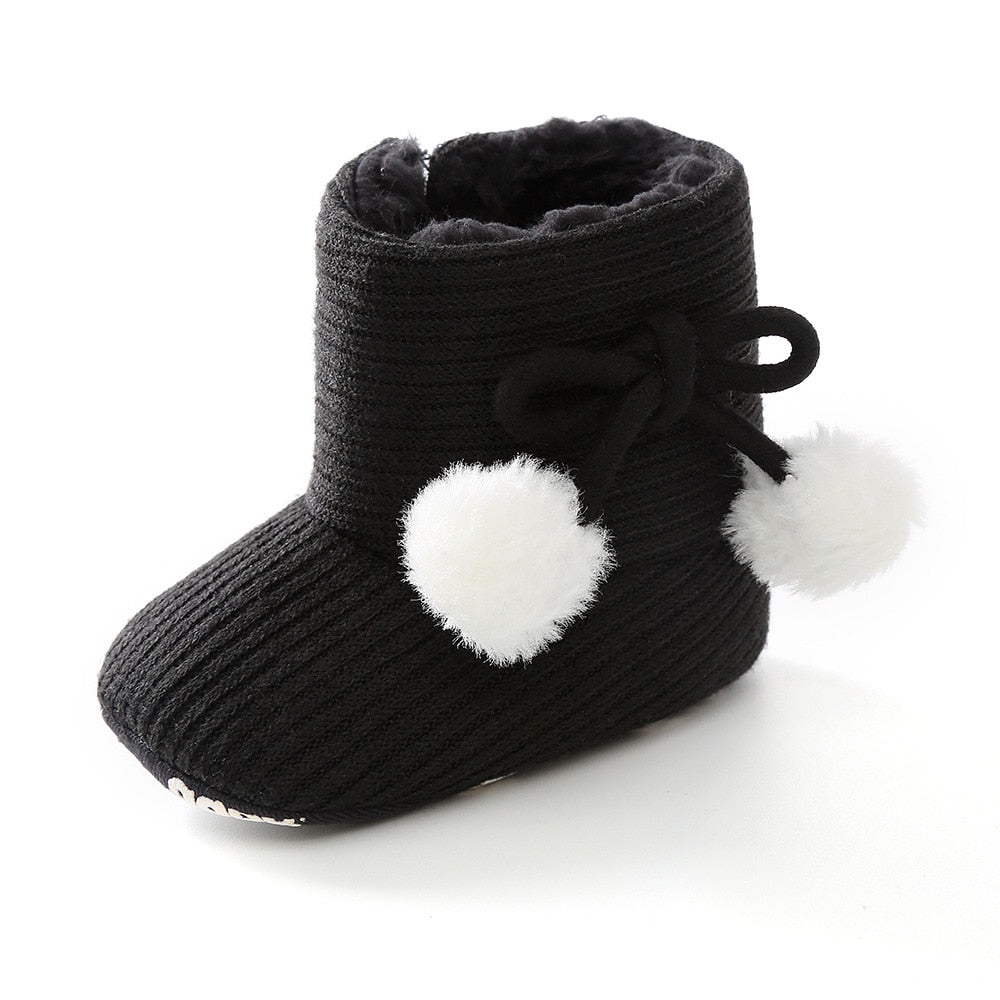 Baby Girls Anti-Slip Winter Snow Boots
