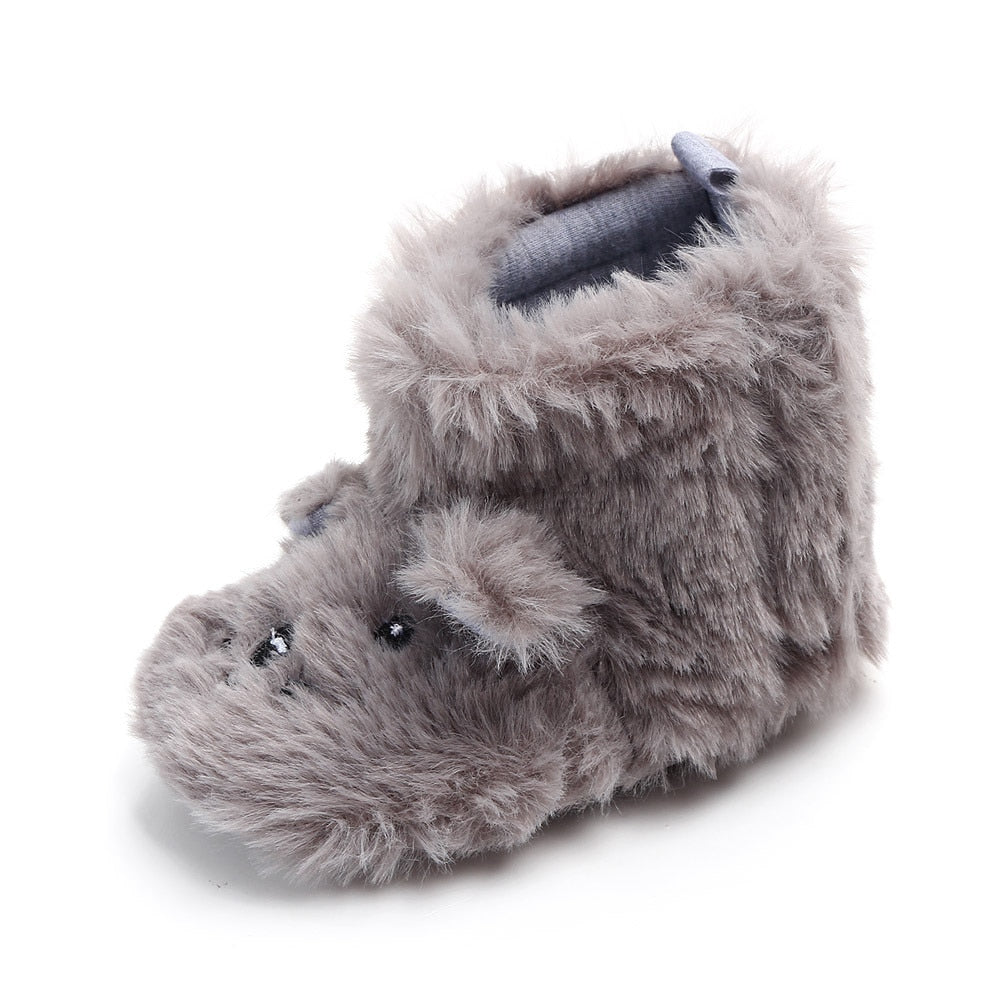 Baby Girls Anti-Slip Winter Snow Boots