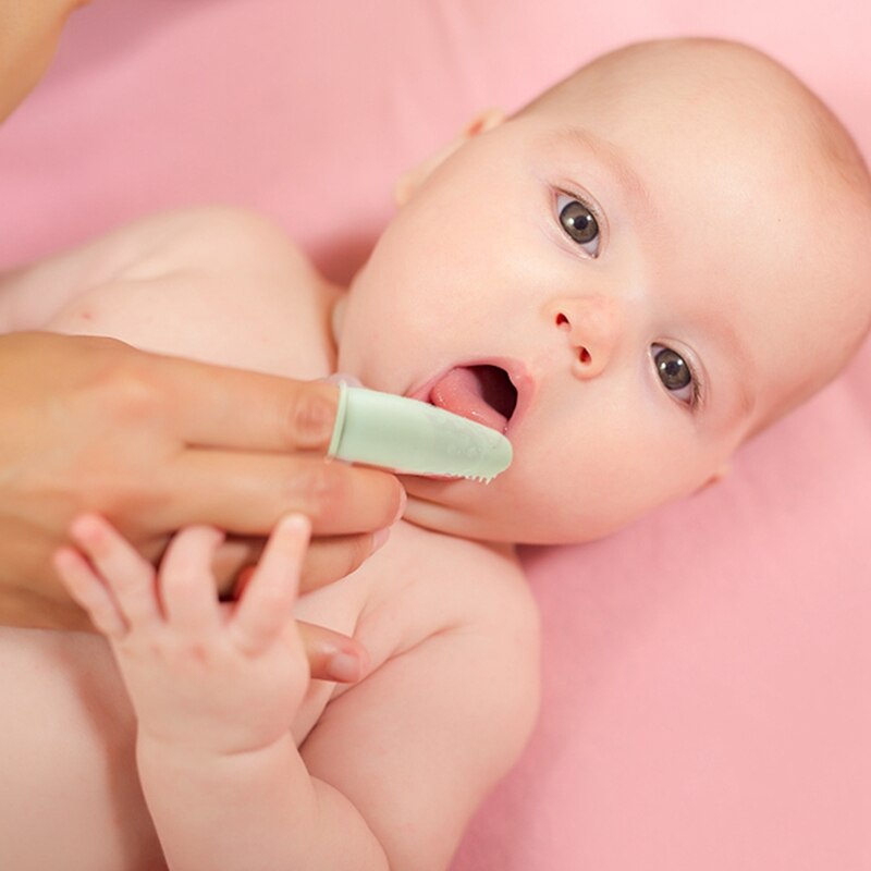 kids Silicone Finger Toothbrushes