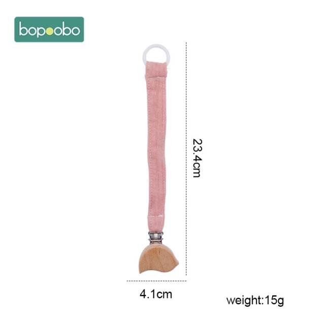 Cute pink cotton cloth dummy chain clip
