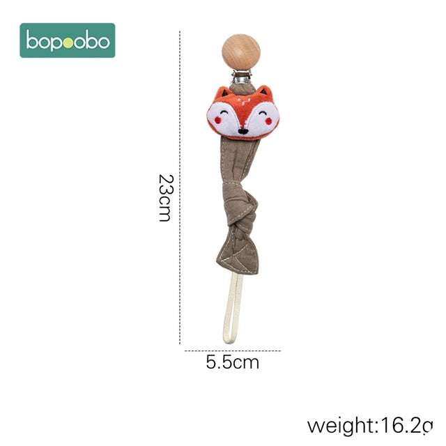 Fox head cotton cloth dummy chain clip