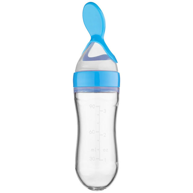 Squeeze Spoon Feeding Bottle