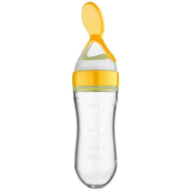 Squeeze Spoon Feeding Bottle