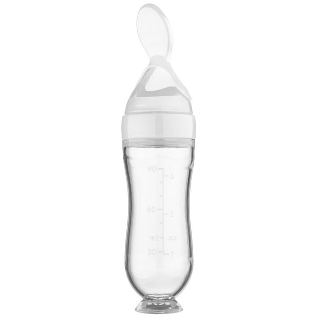 Squeeze Spoon Feeding Bottle