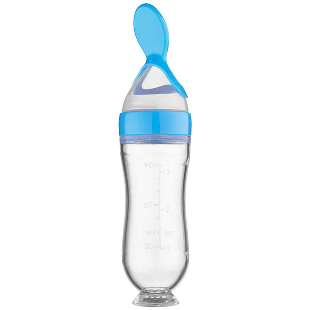 Squeeze Spoon Feeding Bottle
