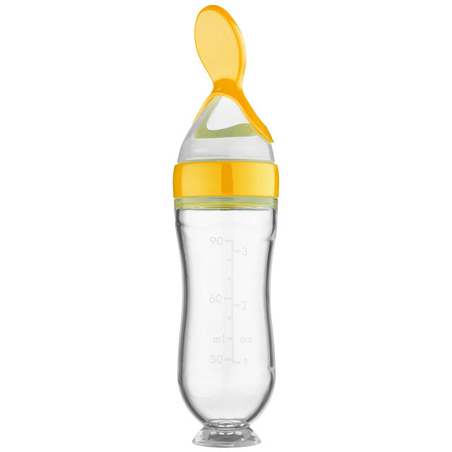 Squeeze Spoon Feeding Bottle