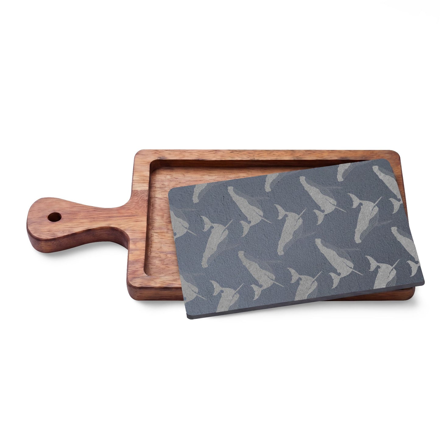 Engraved Whale Slate Charcuterie & Cheese Board