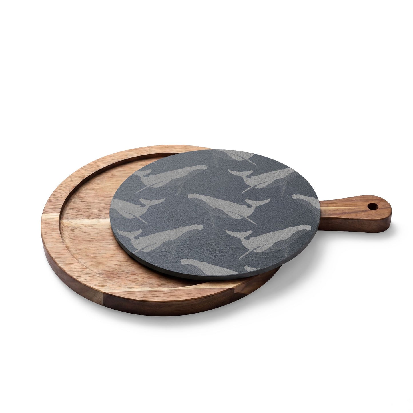 Engraved Whale Slate Charcuterie & Cheese Board