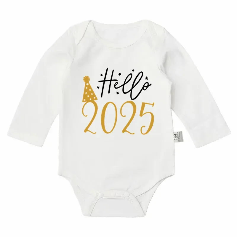 Long sleeved baby romper suit