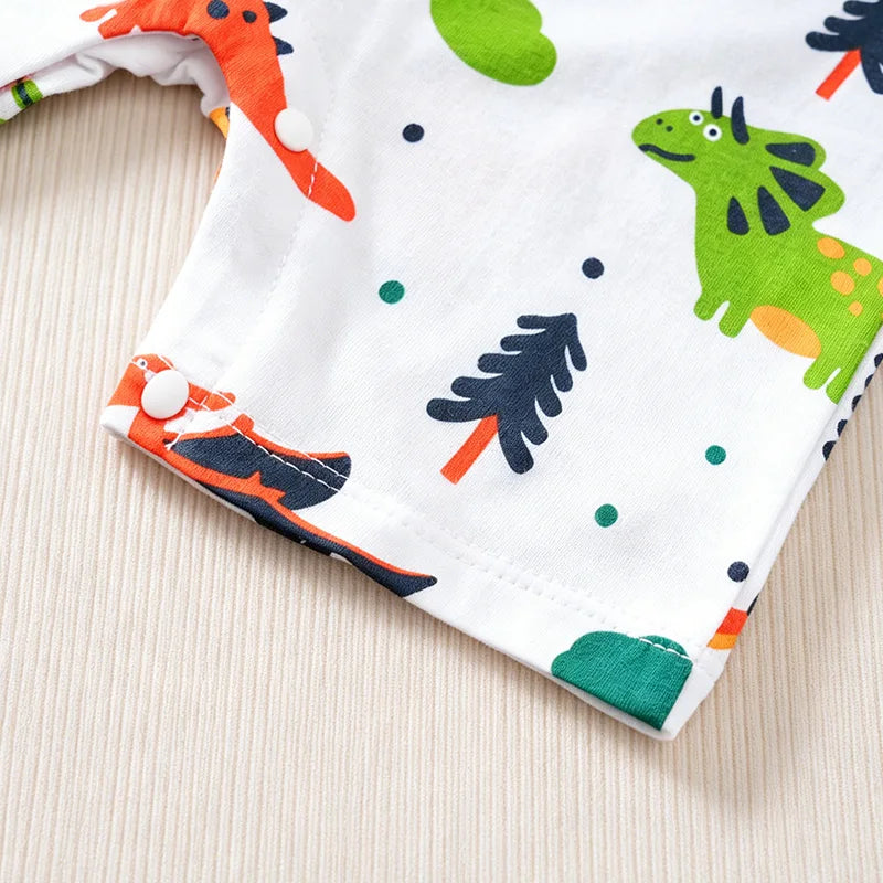 Children's fabric with dinosaur pattern 