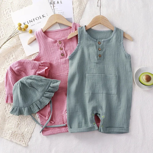 Very cute 2 piece baby romper set