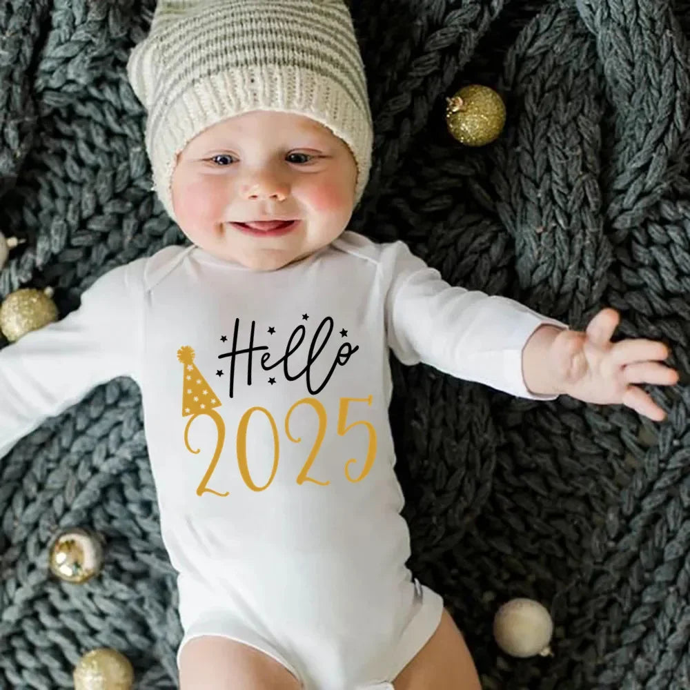 Hello 2025 cute baby romper suits