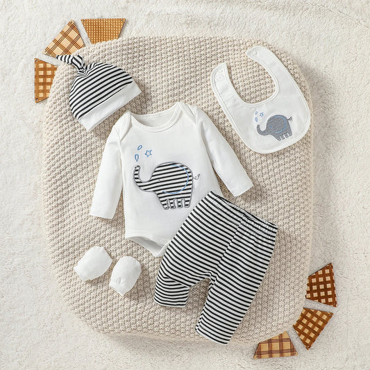 5 piece baby boy clothing set