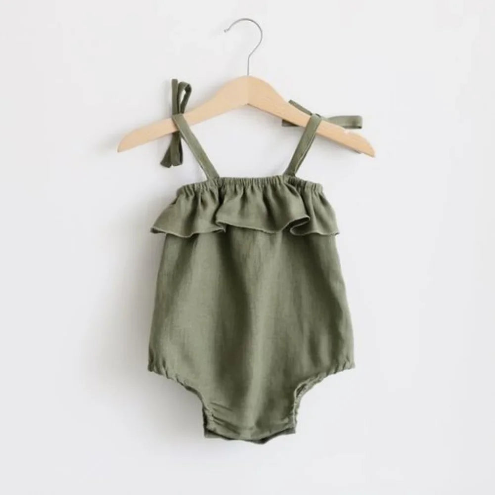 cute summer baby girl romper