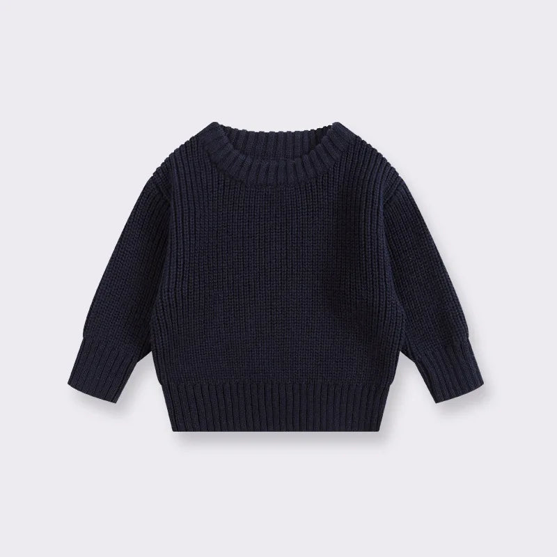Black knit sweater 