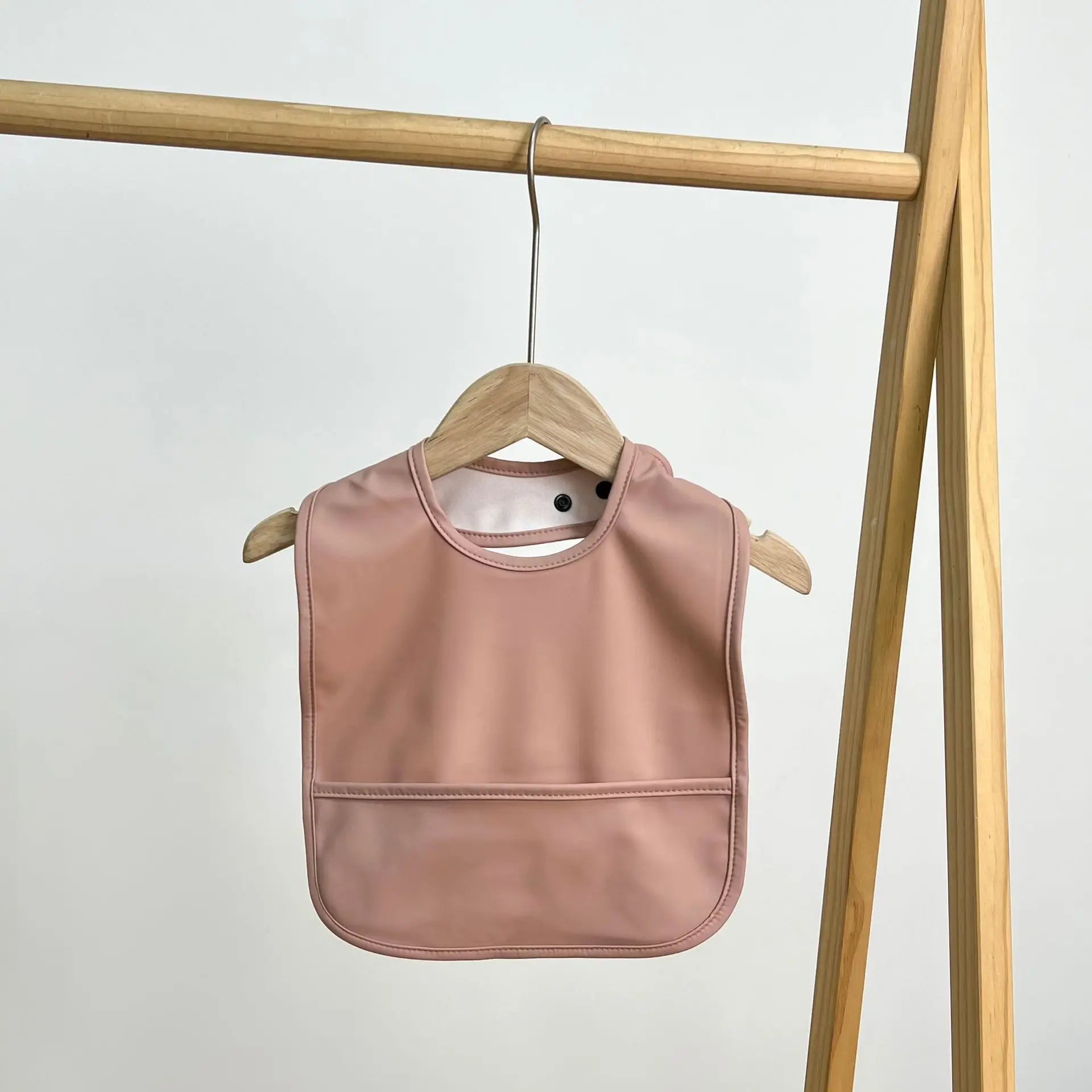 Pink bib hanging 