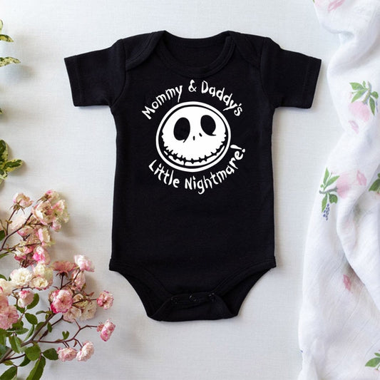 Cute black Halloween babies bodysuit