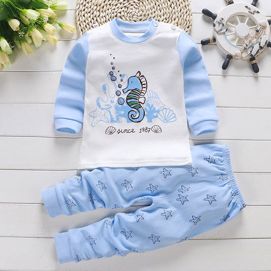 Cotton Pullover and Pants Set