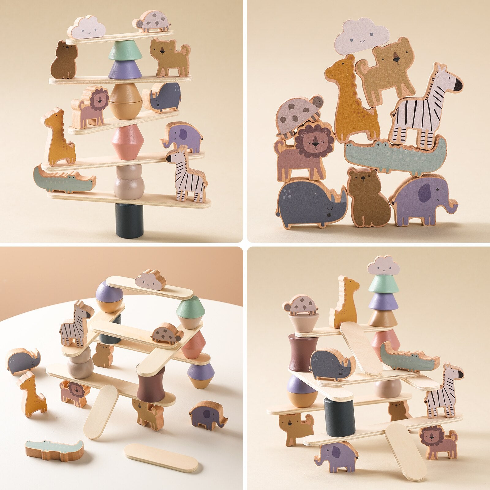 Animal Wooden Blocks