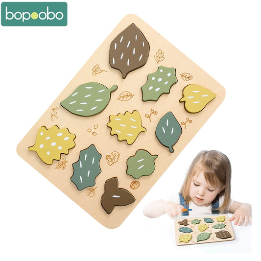 Wooden Leaf Puzzle